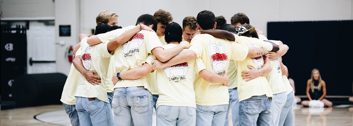 Tau Alpha Phi Fraternity at Patriot Rally