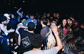 picture of students dancing