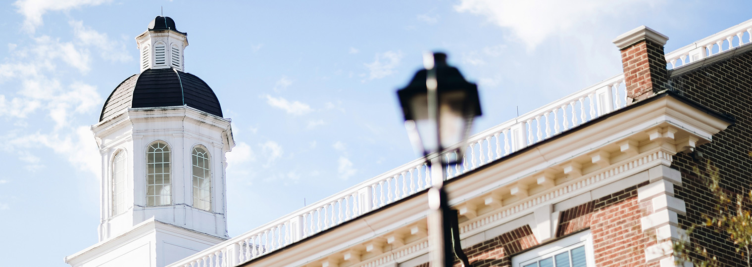 looking up at blackaby hall