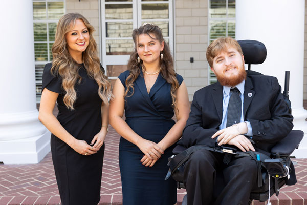 group photo of debaters in the professional division