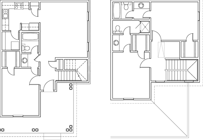 townhome floor plan