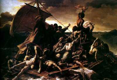 The Raft of the Medusa painting by Theodore Gericault