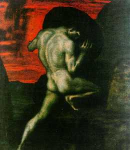 Sisyphus painting by Franz von Stuck