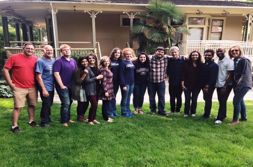 A group of students in Vancouver.