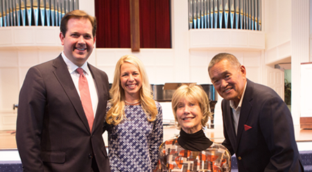 Dr. Adam Wright, Candace Wright, Joni Eareckson Tada, and Ken Tada