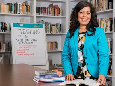 Dr. Adelita Baker, Program Director of the M.Ed. in Bilingual Education and M.Ed. in Reading and English as a Second Language programs