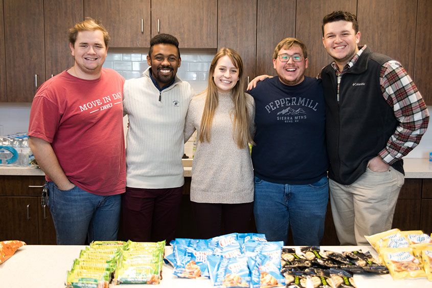 The student life student workers excited to host an event