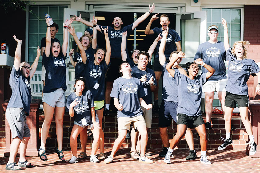 SWAT Captains cheer as the week begins