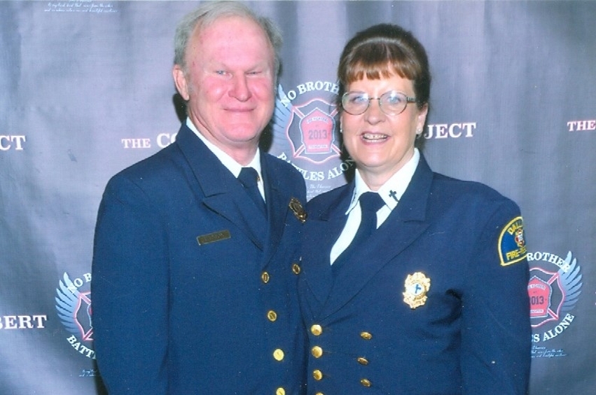 Steve and Elaine Maddox at Firefighter's Ball