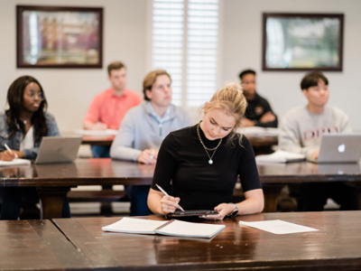 Students in classroom 