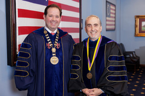 Dr. Adcam C Wright and Dr. Mark Yarbrough standing together for a picture