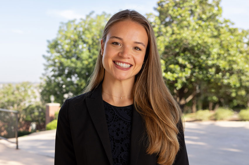 professor grace paterson on the dbu campus in dallas