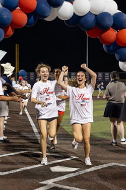 students running during Running Home