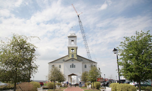 Pilgrim Chapel under construction in 2009