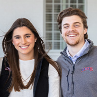 picture of 2 girls smiling